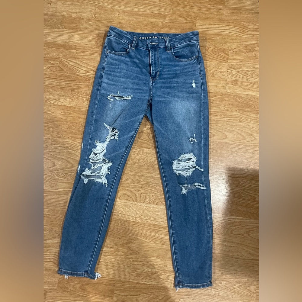 American eagle, curvy, high rise jegging, size 8